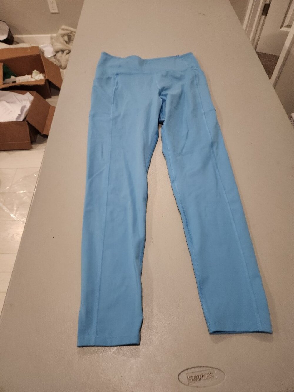 Light Blue Girlfriend Collective Leggings